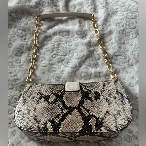 Michael Kors Carmen Snakeskin Pouchette